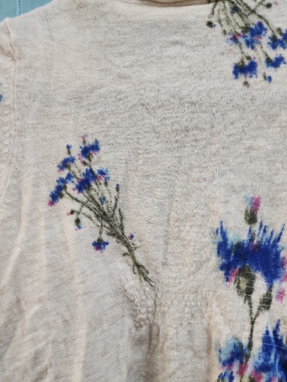 Knitted & Knotted Anthropologie Floral Cardigan - Picture 8 of 8
